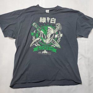Mighty Morphin Power Rangers Green / White Ranger T-Shirt Adult 2XL Lootcrate